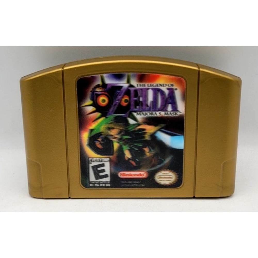 Nintendo 64 the Legend of Zelda: Majora's Mask Gold Holographic